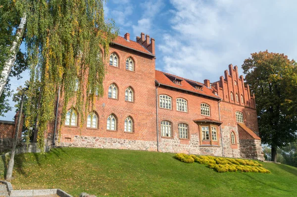 Средневековый Замок Тевтонского Ордена Ольштынеке Польша — стоковое фото