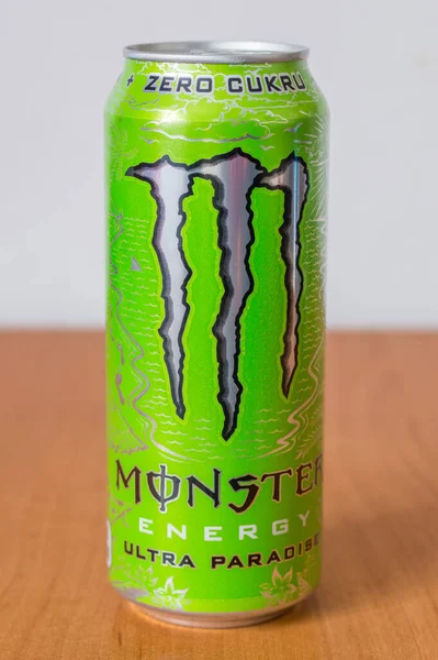 Deblin Lengyelország December 2021 Monster Energy Ultra Paradise Energy Drink — Stock Fotó