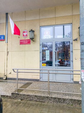 Varşova, Polonya - 31 Aralık 2021: Varşova Bölge Savcılığı.