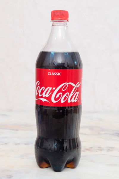 Kutaisi Georgia March 2022 Bottle Coca Cola — Stock Photo, Image