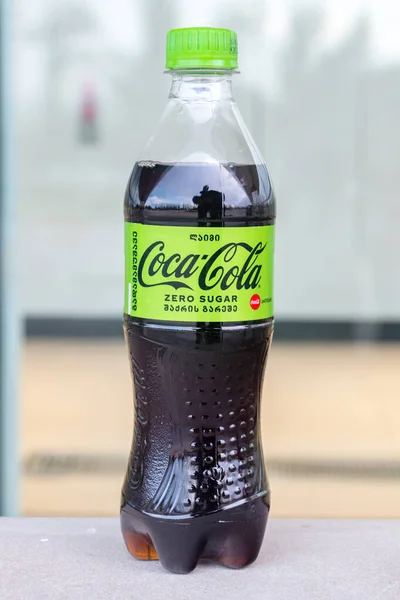 Zeda Bashi Georgia March 2022 Bottle Coca Cola Zero Sugar — Stock Photo, Image