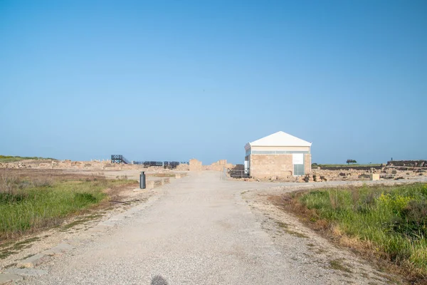 Paphos Chipre Abril 2022 Sítio Arqueológico Nea Pafos Património Mundial — Fotografia de Stock