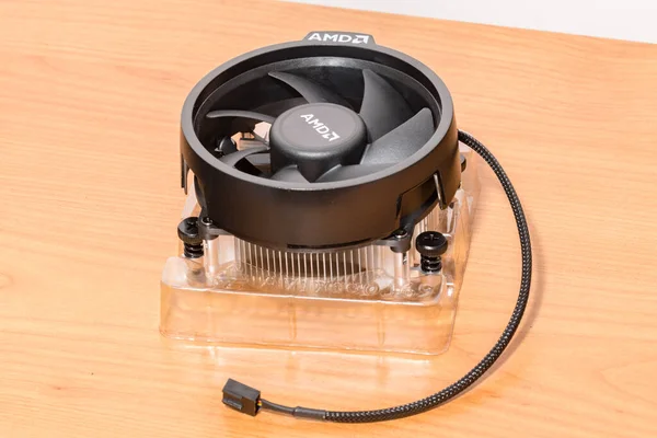 Pruszcz Gdanski Poland April 2022 New Desktop Amd Cpu Cooler — Stock Photo, Image