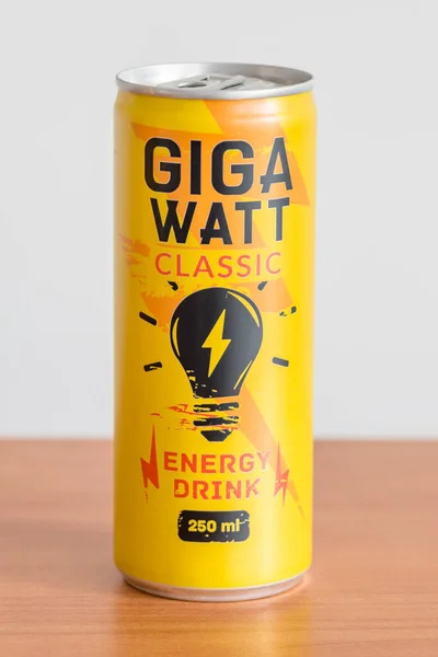 Pruszcz Gdanski Poland May 2022 Giga Watt Classic Energy Drink — Foto de Stock