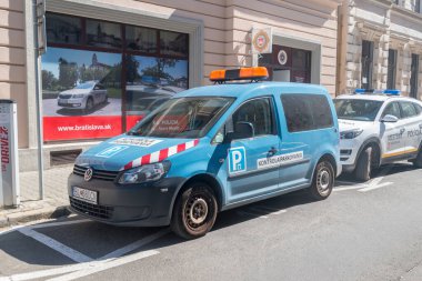 Bratislava, Slovakya - 31 Mayıs 2022: Otomobil Otomobili.