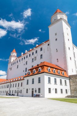 Bratislava, Slovakya - 31 Mayıs 2022 Bratislava Kalesi.