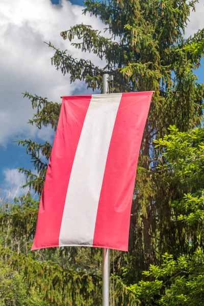 Bandera Nacional Austria — Foto de Stock
