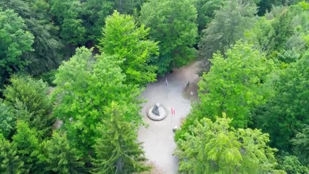 Border Point Austria Slovenia Hungary Tripoint Border Region Place Countries — Stock Video