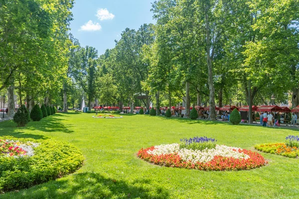 Zagreb Croatia June 2022 Nikola Subic Zrinski Square Center Zagreb — Stock Photo, Image