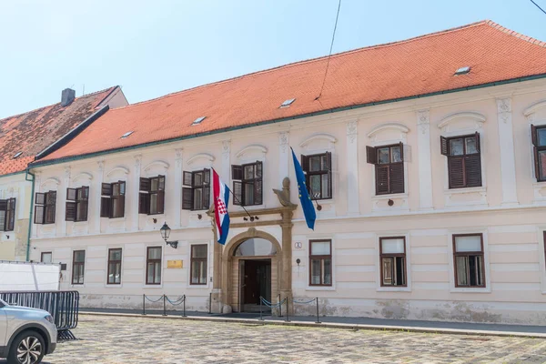 Загреб Хорватия Июня 2022 Года Здание Правительства Республики Хорватия Загребе — стоковое фото