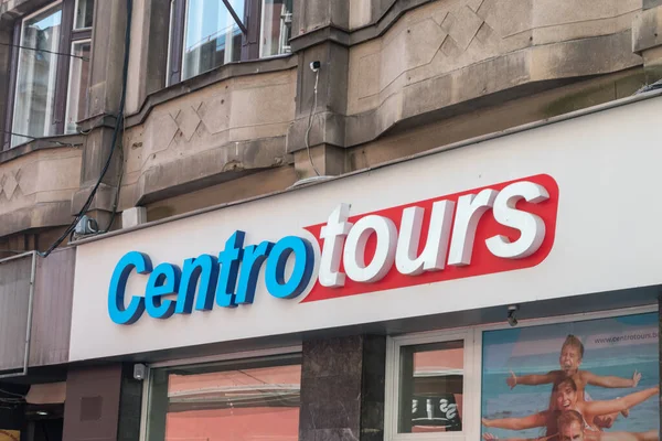 Saraybosna, Bosna-Hersek - 3 Haziran 2022: Logo ve Centro turlarının işareti.