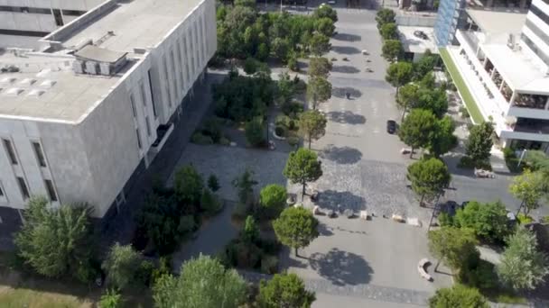 Tirana Albania June 2022 Aerial View Building City Center Tirana — Vídeo de stock
