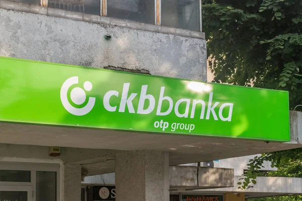 Podgorica Montenegro Juni 2022 Logo Und Zeichen Der Ckb Banka — Stockfoto