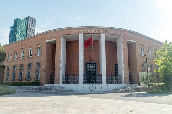 Tirana Albania June 2022 Bank Albania — 图库照片