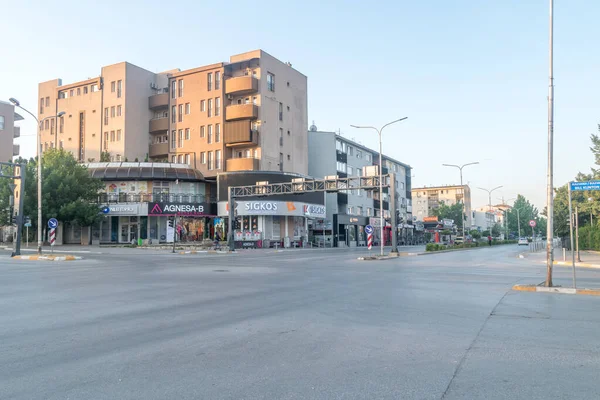 Priştine Kosova Haziran 2022 Kosova Nın Başkentinde Sabah Sokak Manzarası — Stok fotoğraf