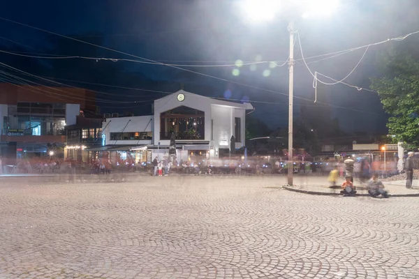 Prizren Kosovo June 2022 Square Old Town Prizren Night — Fotografia de Stock