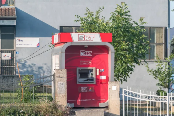 Pristina Kosovo June 2022 Bkt Atm Street — Stockfoto