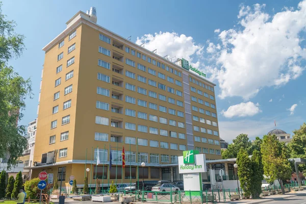 Skopje North Macedonia June 2022 Holiday Inn Hotel Holiday Inn — Stok fotoğraf