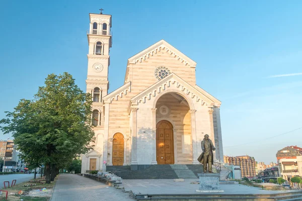 Pristina Kosovo June 2022 Roman Catholic Cathedral Saint Mother Teresa — 图库照片
