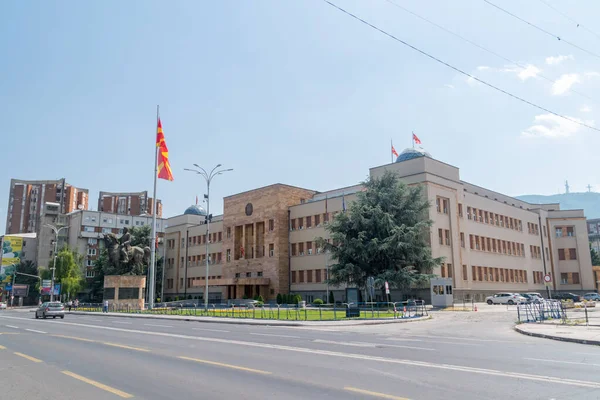 Skopje North Macedonia June 2022 Assembly Republic Macedonia — ストック写真