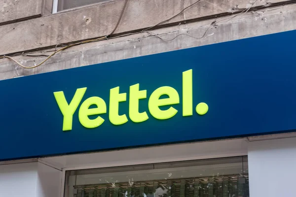 Sofia Bulgaria June 2022 Logo Yettel Logo Telecommunications Company — Foto de Stock