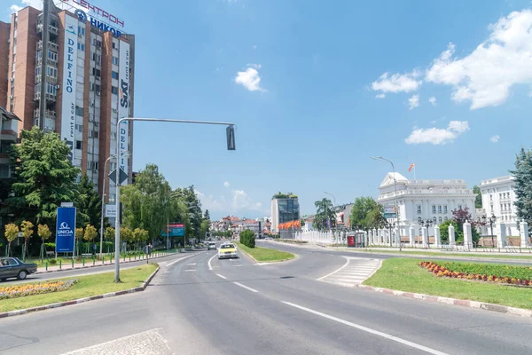 Skopje North Macedonia June 2022 Boulevard Ilinden — Fotografia de Stock
