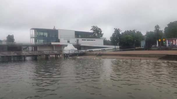 Olsztyn Poland June 2022 Water Sports Recreation Centre Ukiel Lake — ストック動画