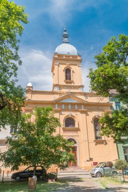 Timisoara, Romania - June 8, 2022: Timisoara Lutheran Evangelical Church.