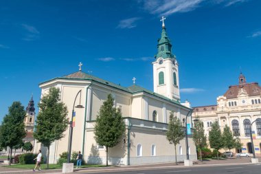 Oradea, Romania - June 10, 2022: Saint Ladislaus Roman Catholic Church.