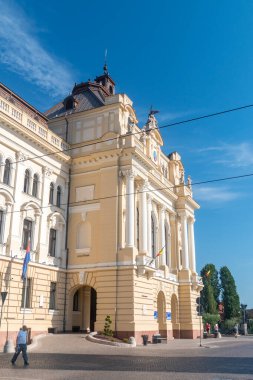 Oradea, Romania - June 10, 2022: Oradea City Hall.