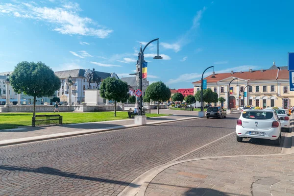 Oradea Ρουμανία Ιουνίου 2022 Πλατεία Ένωσης Ρουμανικά Piata Unirii — Φωτογραφία Αρχείου
