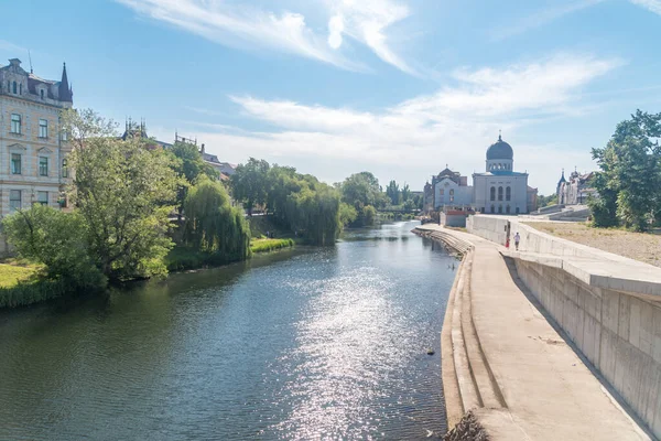 Oradea Romania June 2022 Crisul Repede River City Center Oradea — Fotografia de Stock