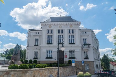 Krosno, Poland - June 12, 2022: City hall of Krosno city.