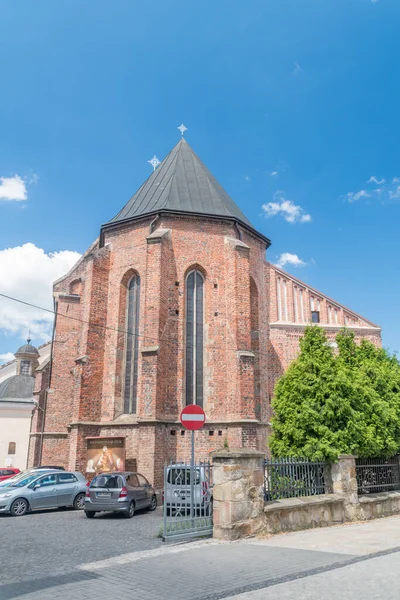 Krosno, Poland - June 12, 2022: Holy Trinity church in Krosno.
