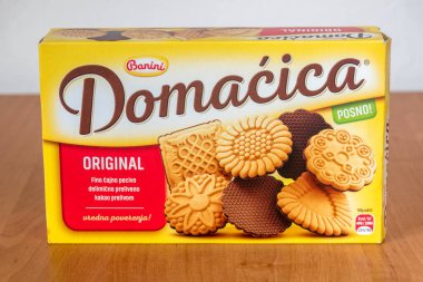 Deblin, Poland - June 16, 2022: Banini Domacica sweets.