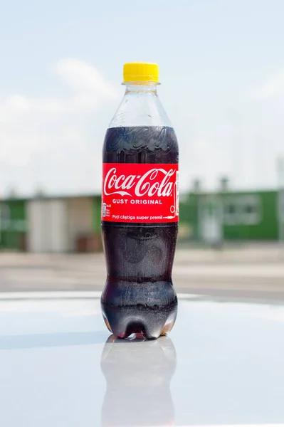 Oradea Romania June 2022 Bottle Coca Cola Romania — Stock Photo, Image