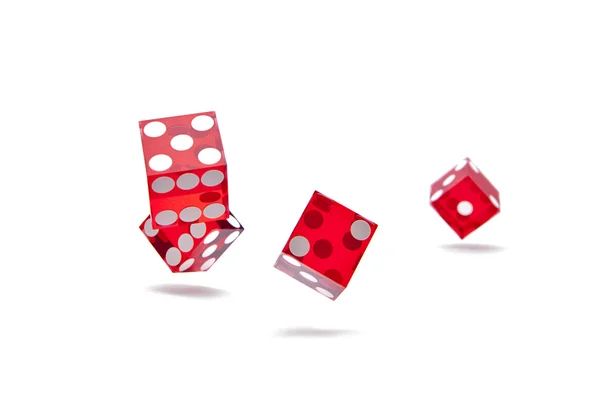 Casino dice oyun las vegas kazanmak çok sayıda oyun mutluluk görünüyor zor kumar zar oyunu — Stok fotoğraf