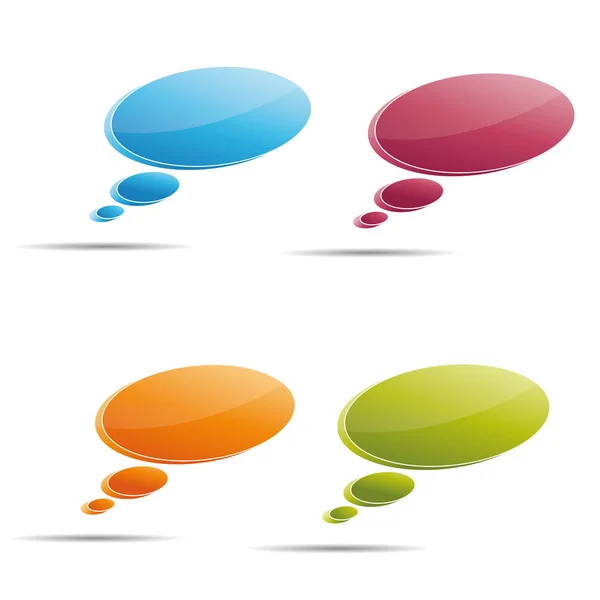 Talking bubble set speech bubble bubble icon bubble help answer mindmap Internet advertising faqs comic - Stok Vektor