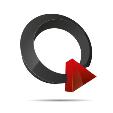 3D soyut ring inci üçgen piramit takı kırmızı turuncu simge kurumsal tasarım simgesi logo marka