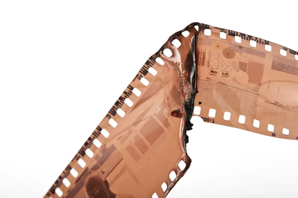Fotografi foto film reel antika negativ film strip film strip 8mm film reel bio brand hål — Stockfoto