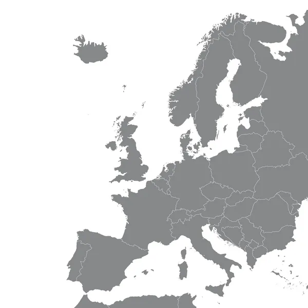 Schengen accordo Bruxelles Belgio euro geo scheda mappa silhouette vettoriali cartografia piano Europa — Vettoriale Stock