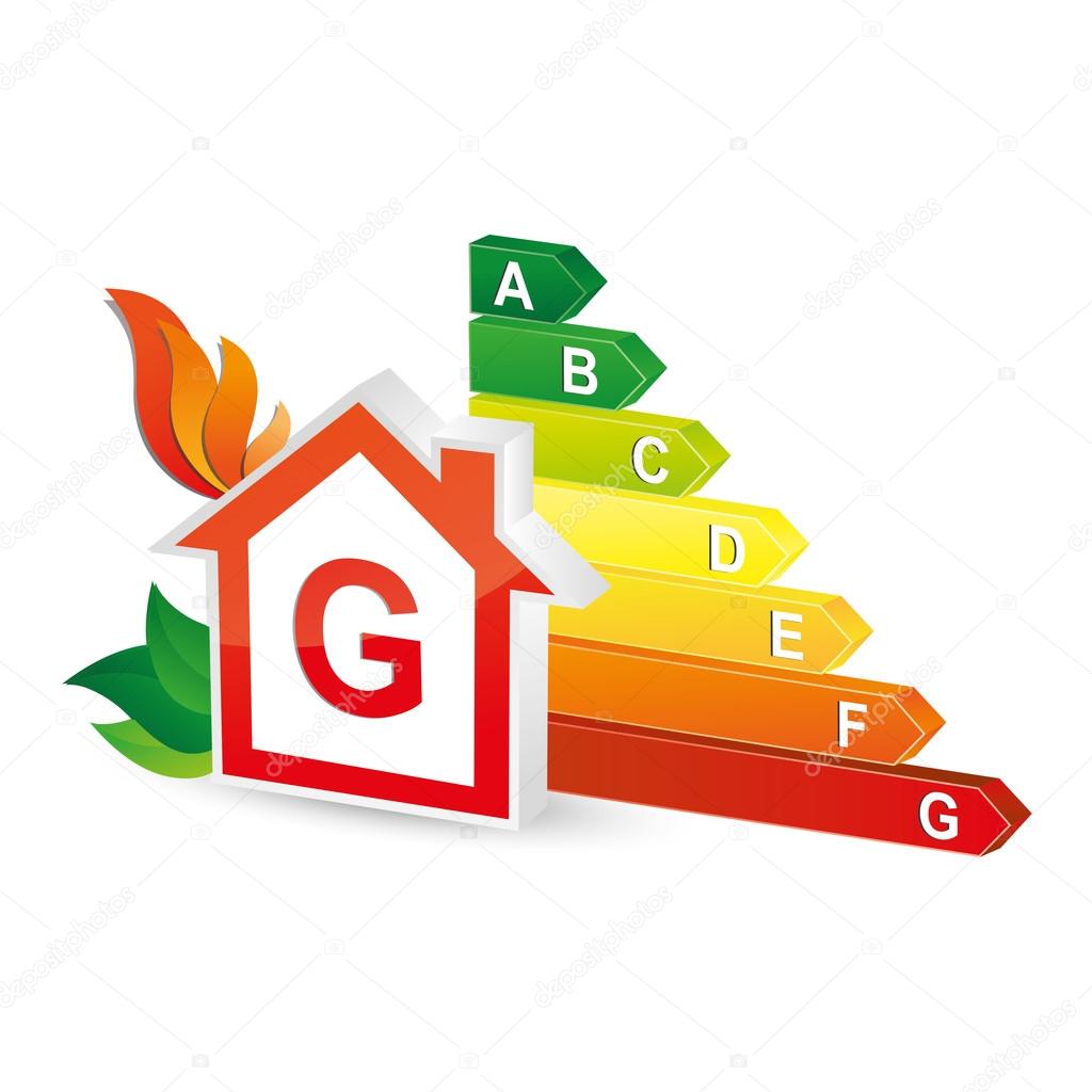 energy class energieberatung bar chart efficiency rating electrical appliances consuming environment logo