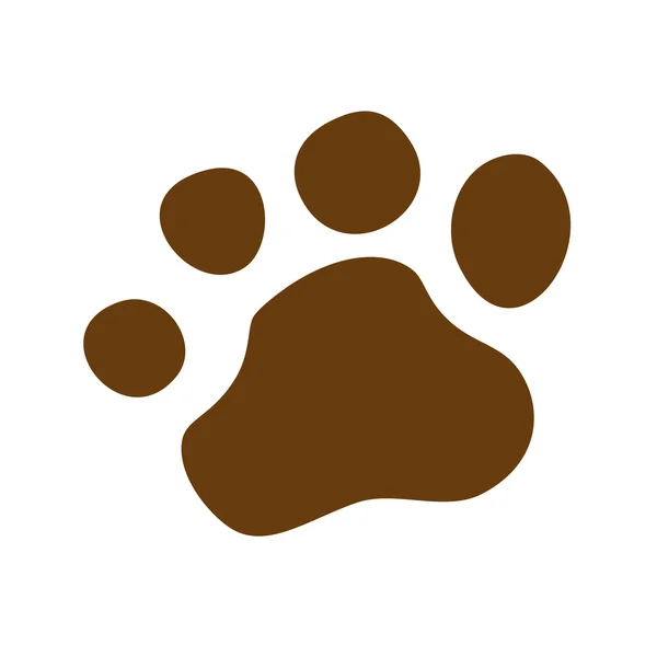 Animal Paw pet wolf paw paw vector bear footprint animal paw cat paw fingerprint impressão —  Vetores de Stock