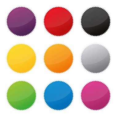 rozetleri rozet Dükkanı koleksiyonu reklam afiş sticker etiket web düğme eylemi ayarla