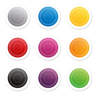 rozetleri rozet Dükkanı koleksiyonu reklam afiş sticker etiket web düğme eylemi ayarla