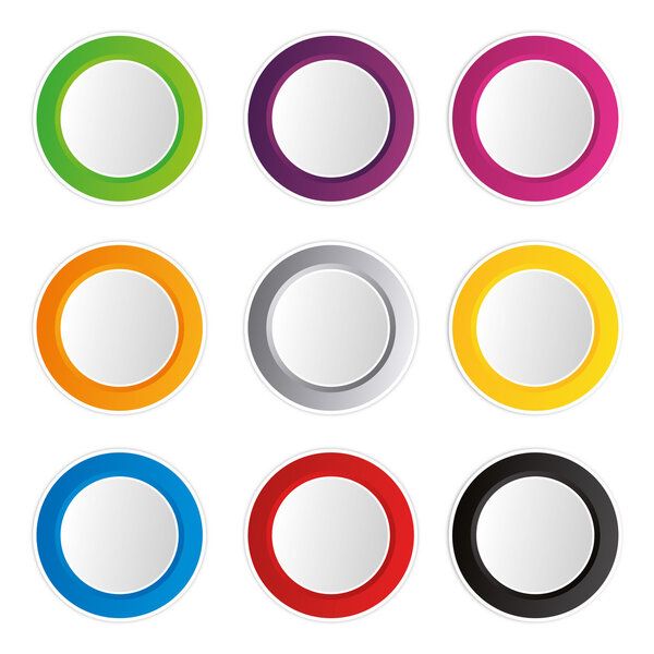 badges badge set shop collection advertising placard sticker label web button action