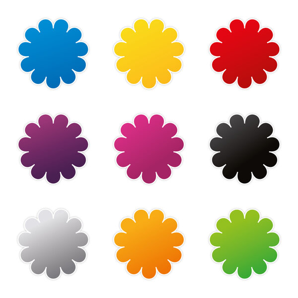 badges badge set shop collection advertising placard sticker label web button action