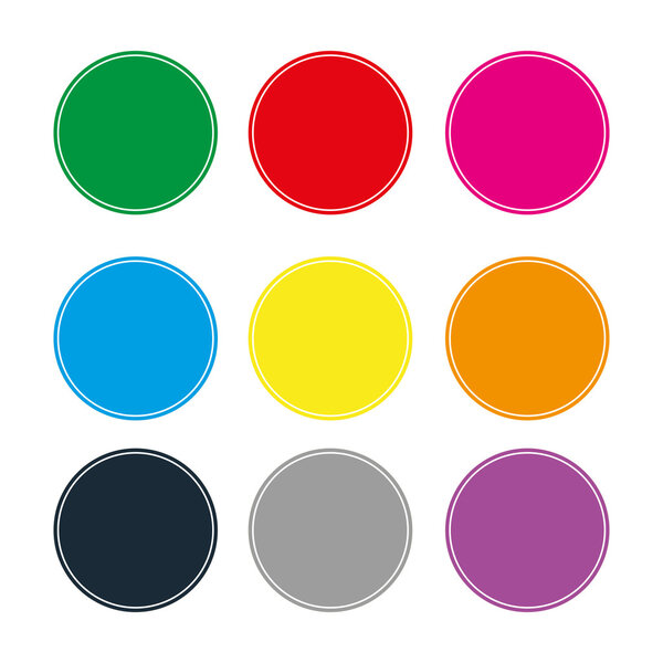 badges badge set shop collection advertising placard sticker label web button action