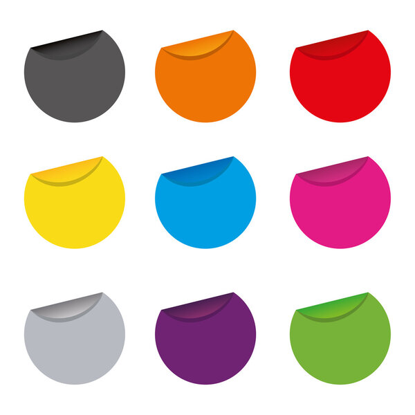 badges badge set shop collection advertising placard sticker label web button action