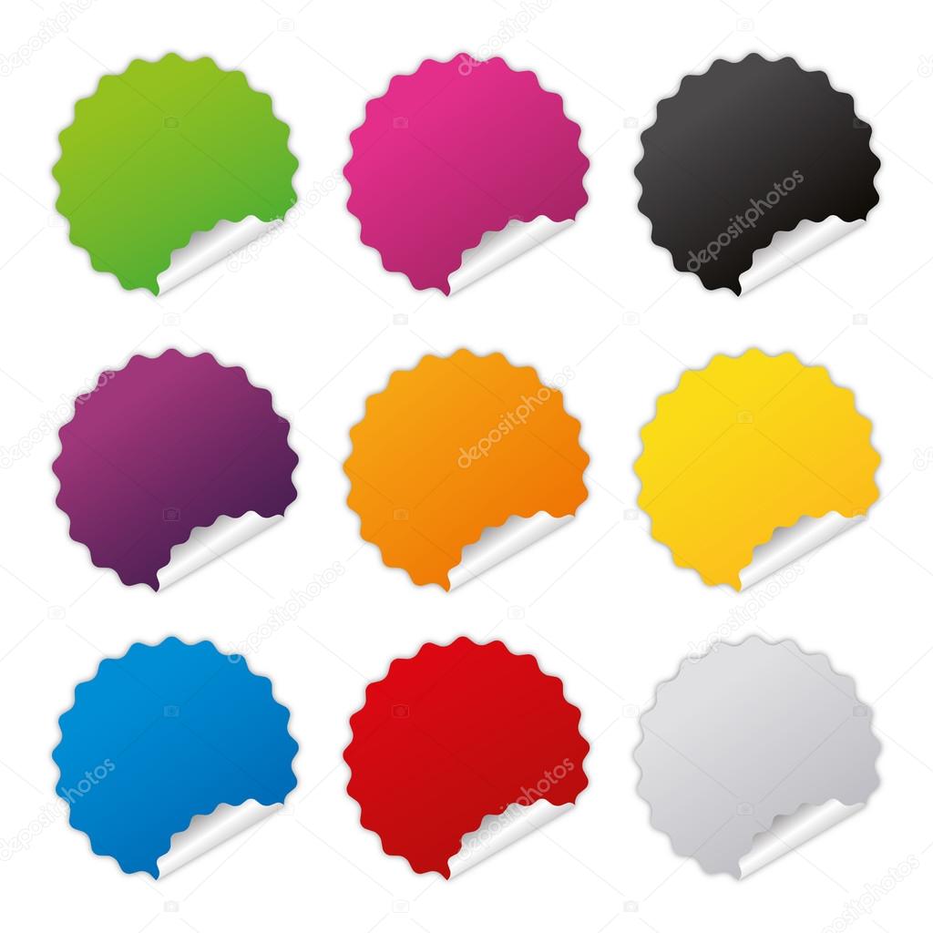 Action button badges badge square pink set collection trasnparent created in Adobe Illustrator.